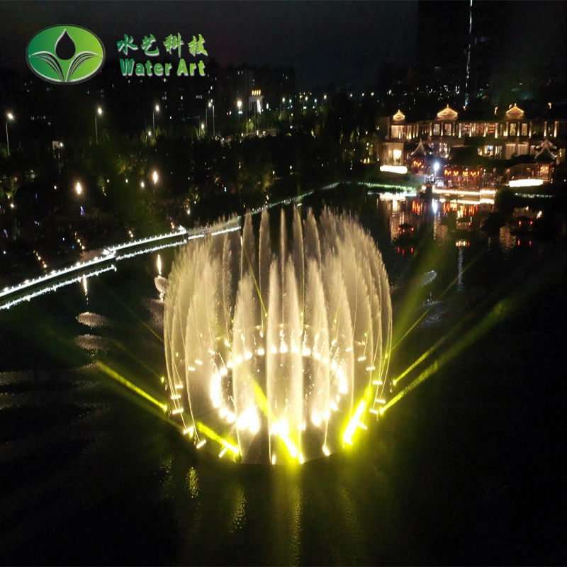 Free Design of Large-Scale Outdoor Light Interactive Performance Music Fountain