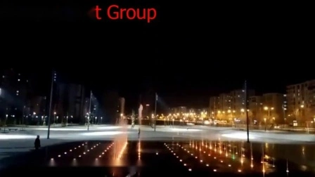 Интерактивные уличные круглые 20-метровые детские играющие напольные фонтаны